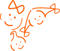 hoofden groot oranje